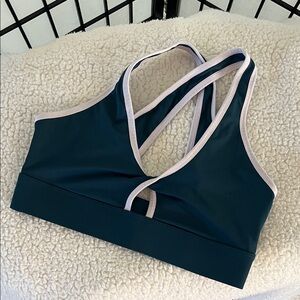 Stylish Fabletics Blue and Pink Sports Bra